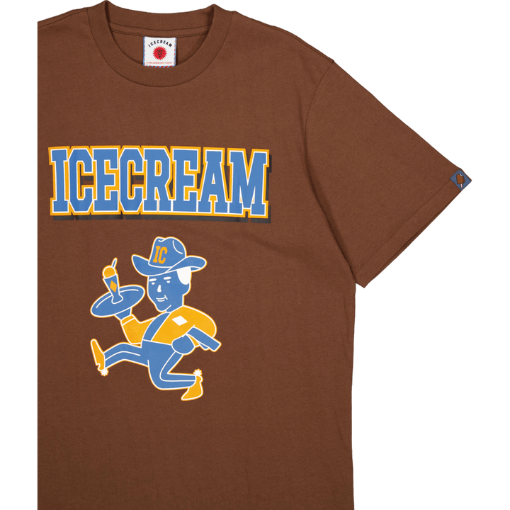 Served Up T-shirt Brown