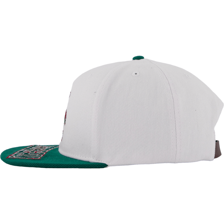 Served Up Strapback Cap White