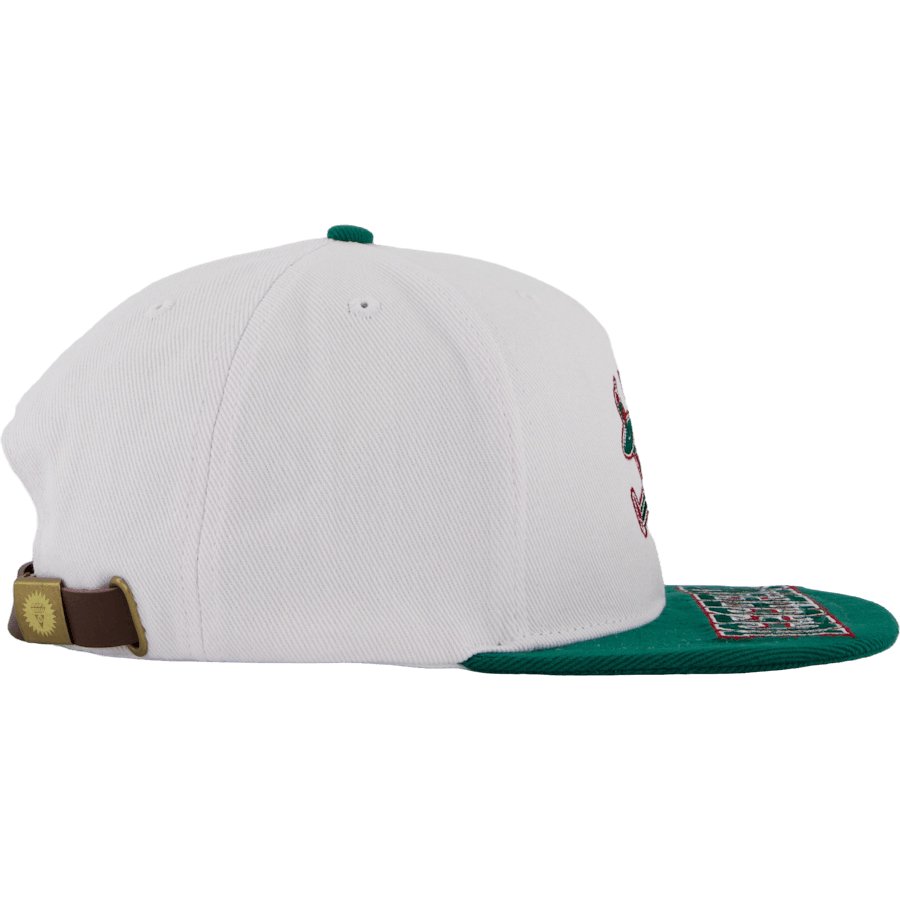 Served Up Strapback Cap White