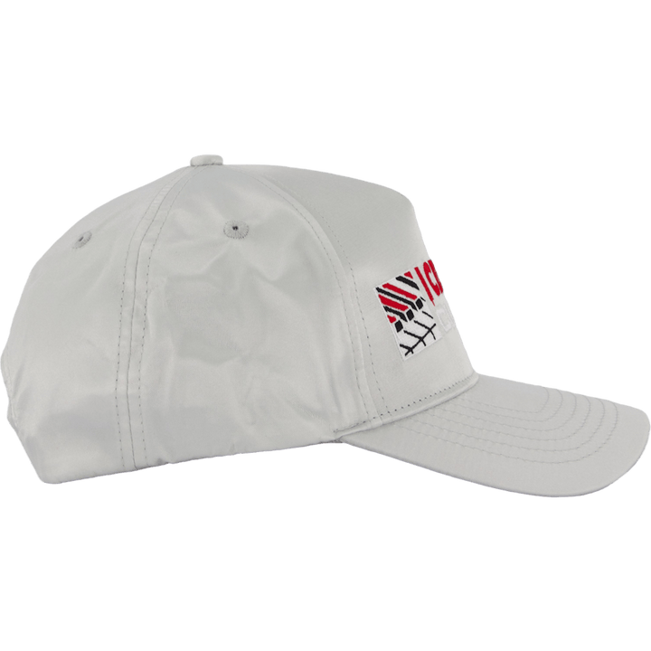 Piano Satin Trucker Silver