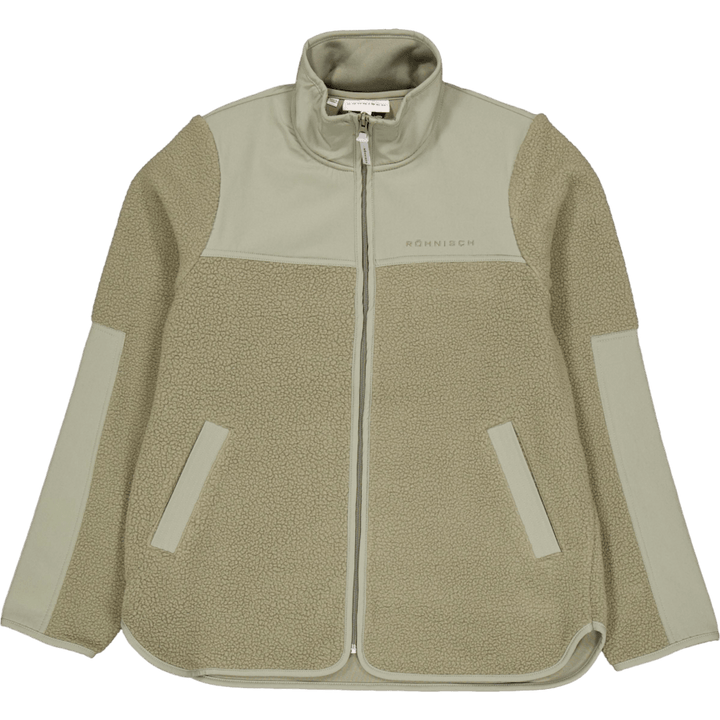 Phoebe Pile Jacket Vetiver Green