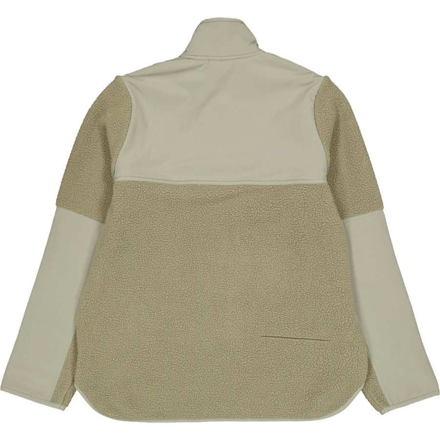 Phoebe Pile Jacket Vetiver Green