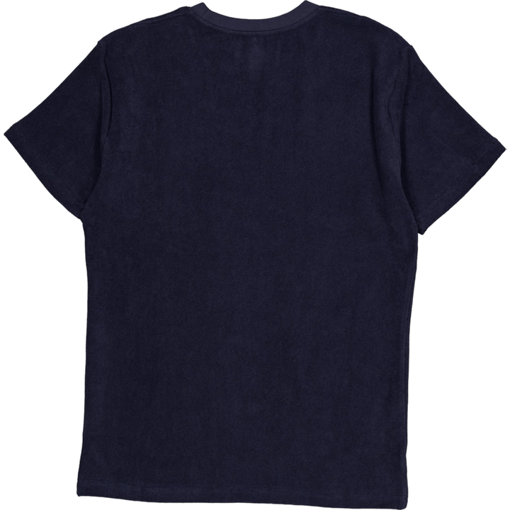 Terry T-shirt marineblauw