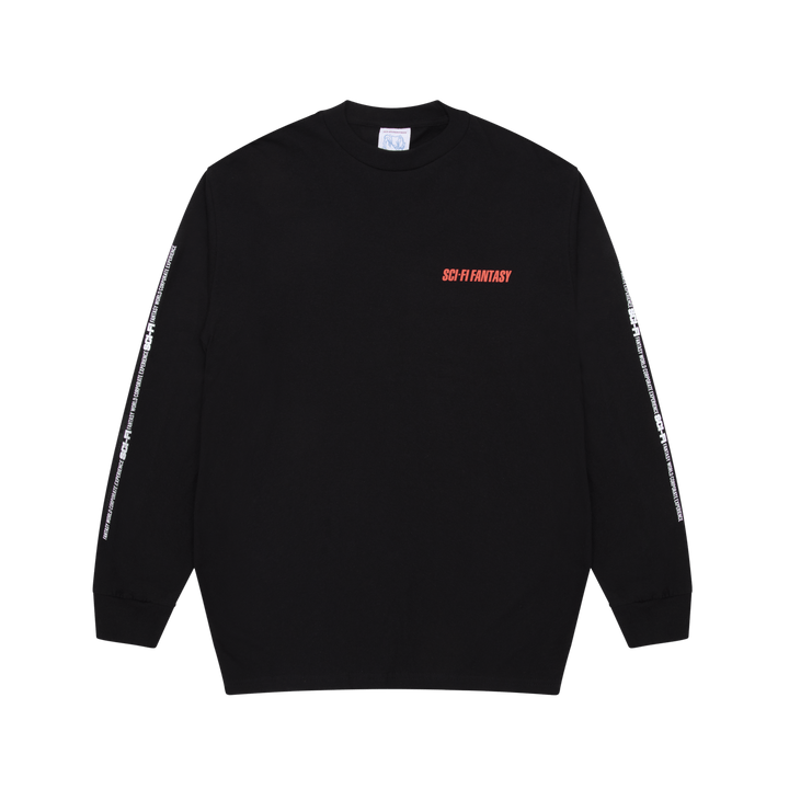Fantasy World Tee L/s Noir