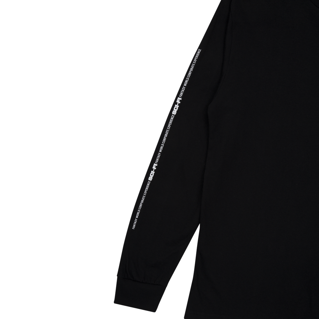 Fantasy World Tee L/s Noir