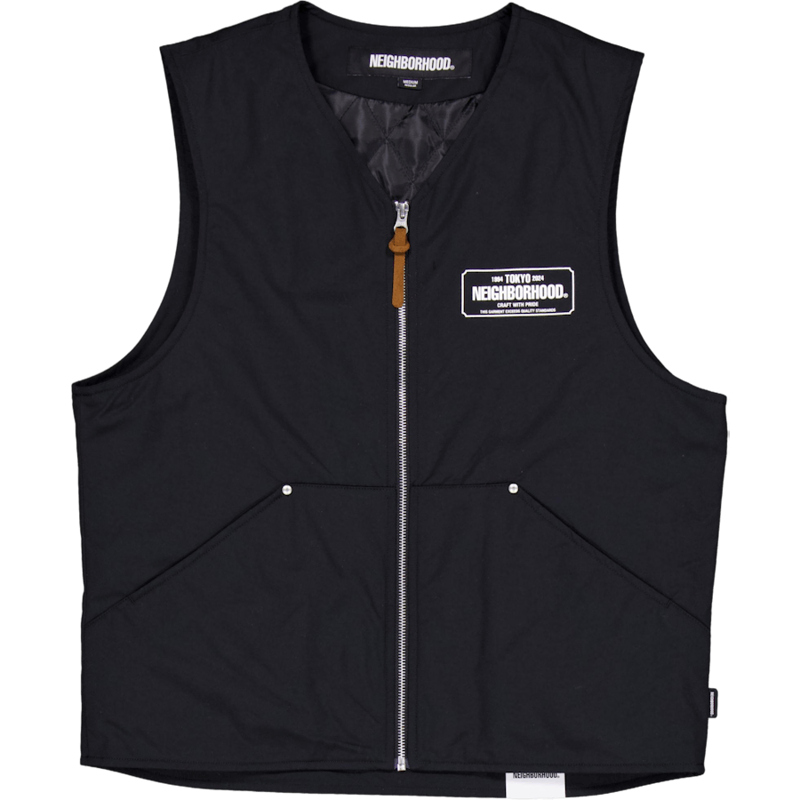 Padded Work Vest Black