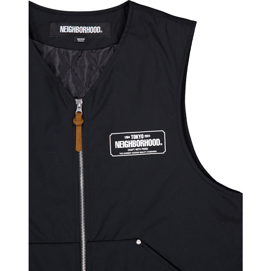 Padded Work Vest Black