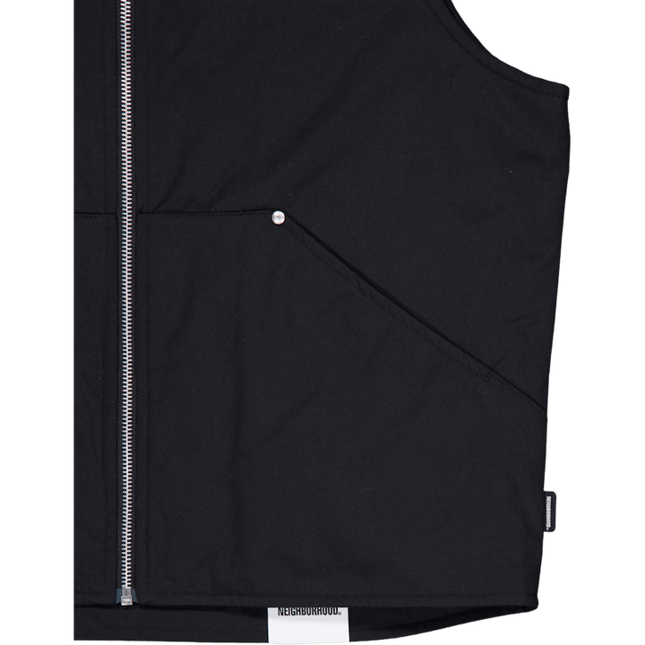 Padded Work Vest Black