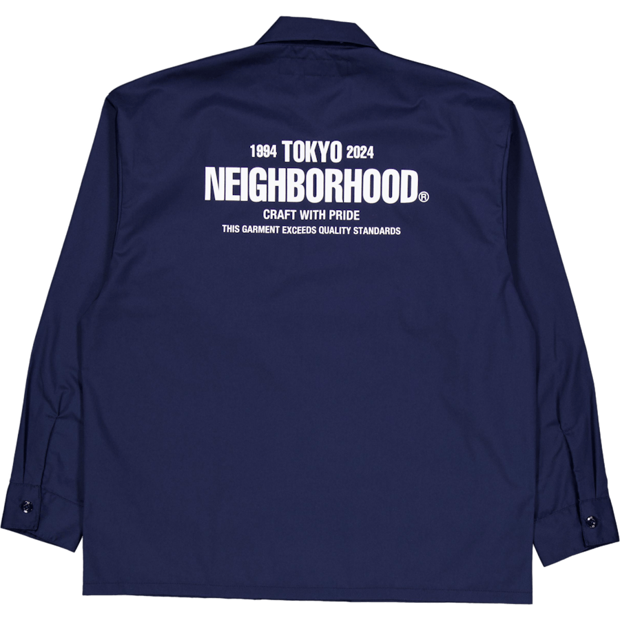 Camicia da lavoro classica Ls Navy
