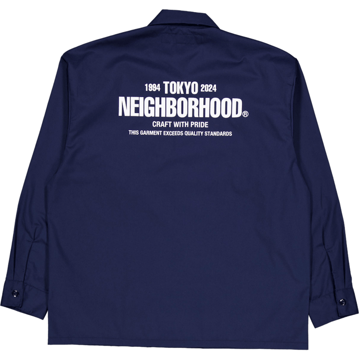 Camicia da lavoro classica Ls Navy