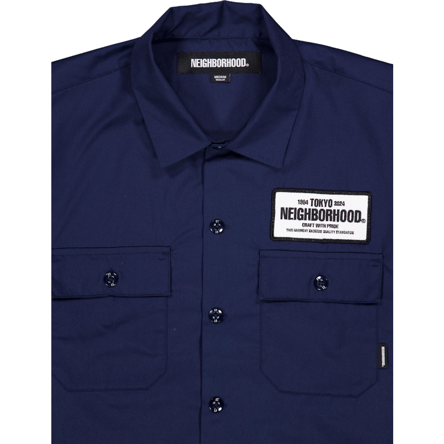 Camicia da lavoro classica Ls Navy