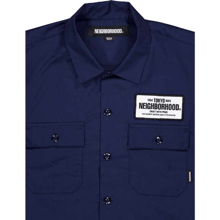 Camicia da lavoro classica Ls Navy