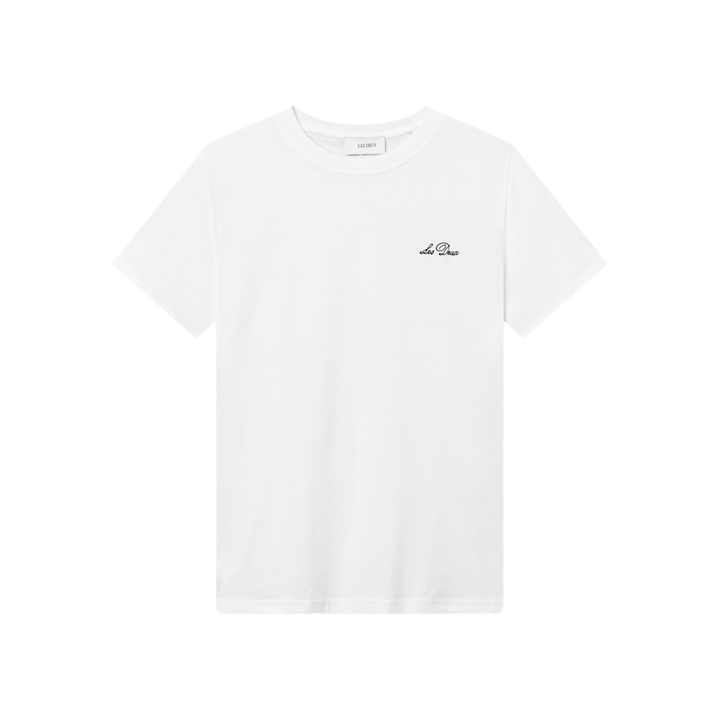 Crew-T-Shirt Weiß/Schwarz