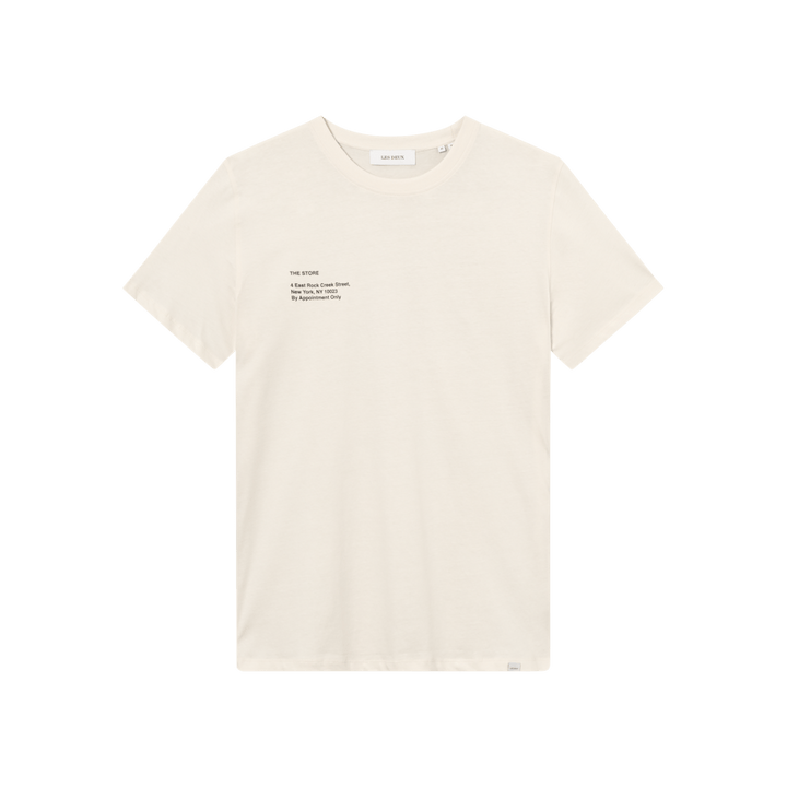 Neighborhood T-shirt Elfenbein/Schwarz