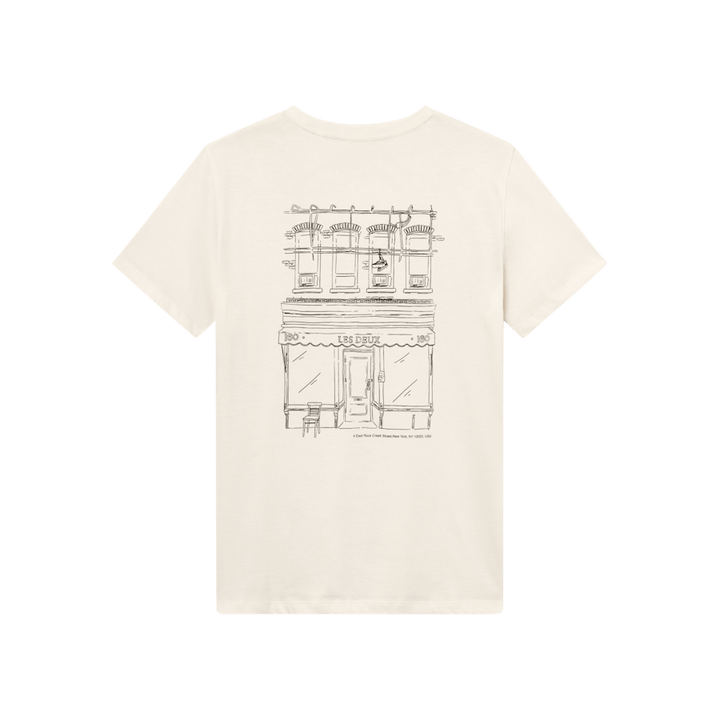 Neighborhood T-shirt Elfenbein/Schwarz