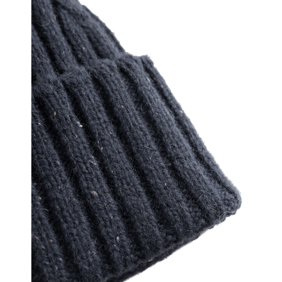 Čepice Wells Fleck Rib Beanie Dark Navy
