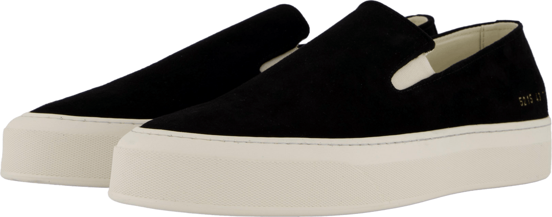 Slip On In Suede Black