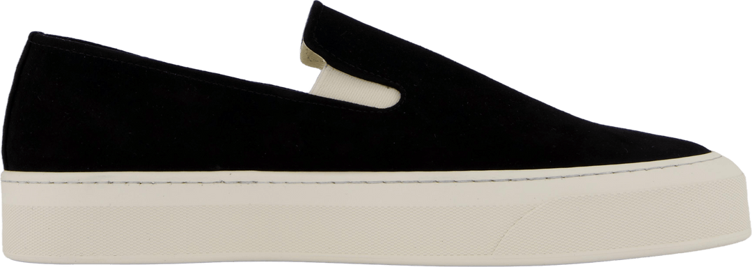 Slip On In Suede Black