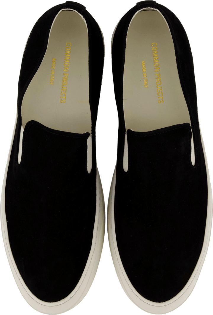 Slip On In Suede Black