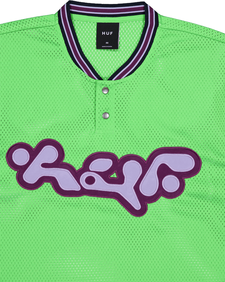 Halftime Henley S/s Jersey Clover