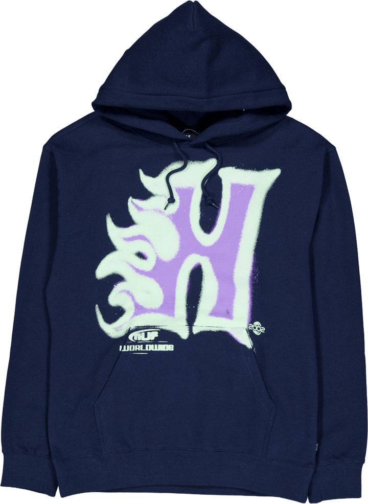 Felpa con cappuccio Heat Wave P/o Navy
