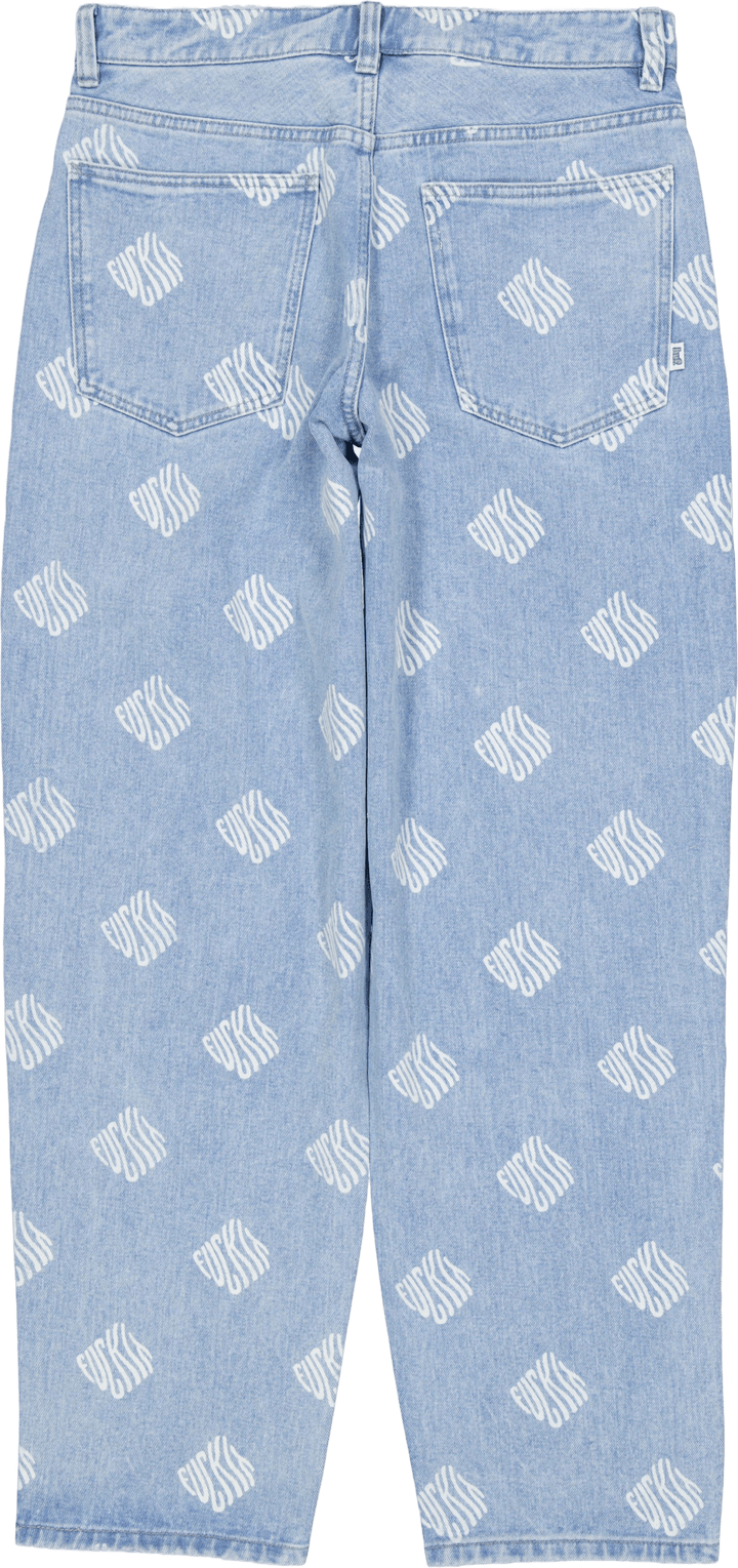 Cromer Print Pant Blue
