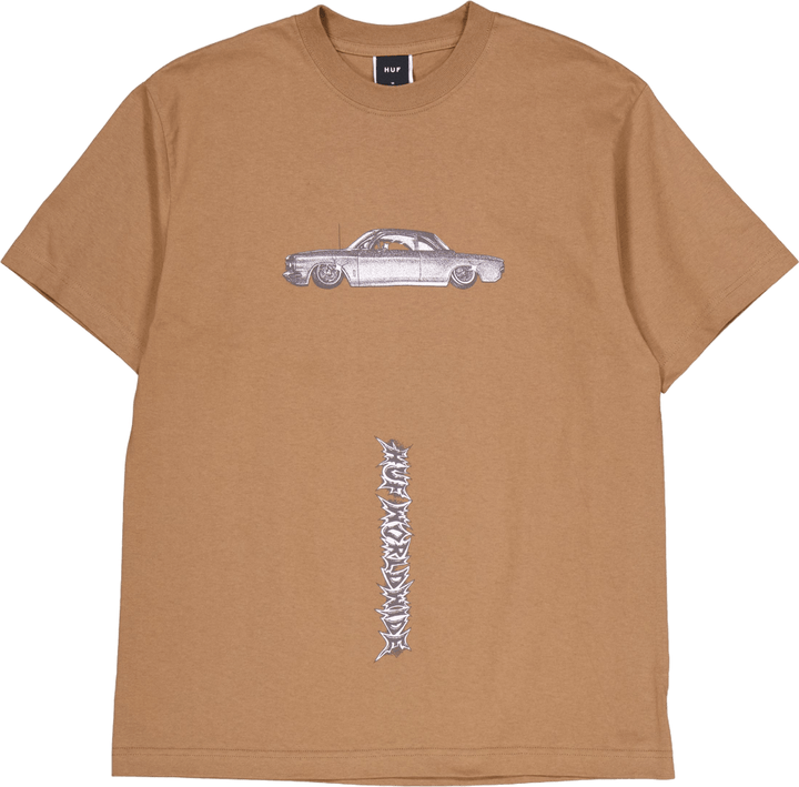 Huf Car Club S/s Tee Camel