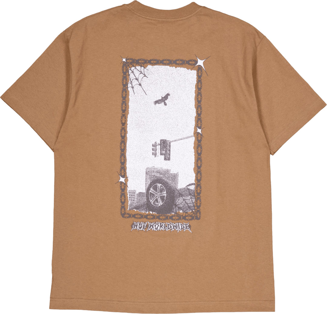 Huf Car Club S/s Tee Camel