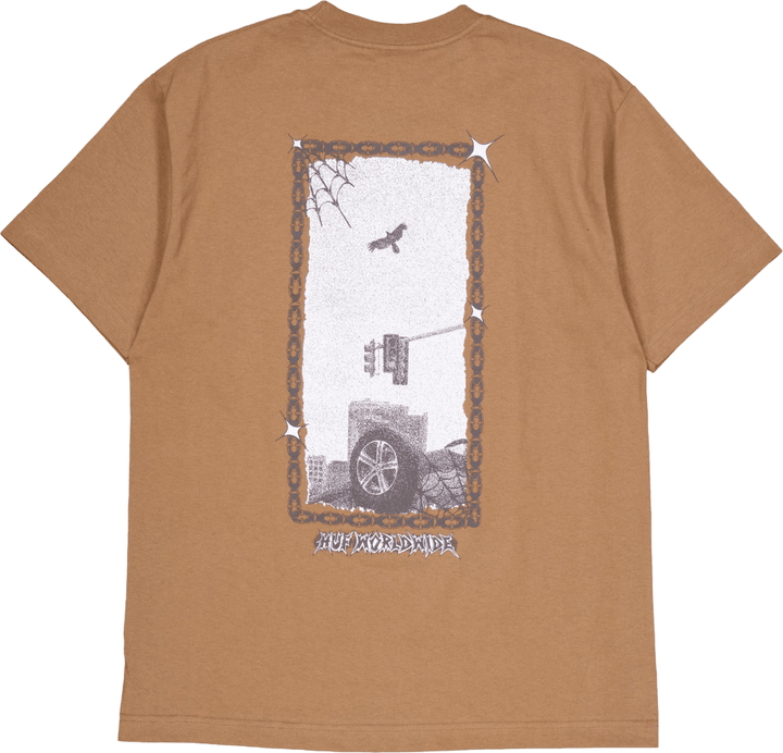 Huf Car Club S/s Tee Camel