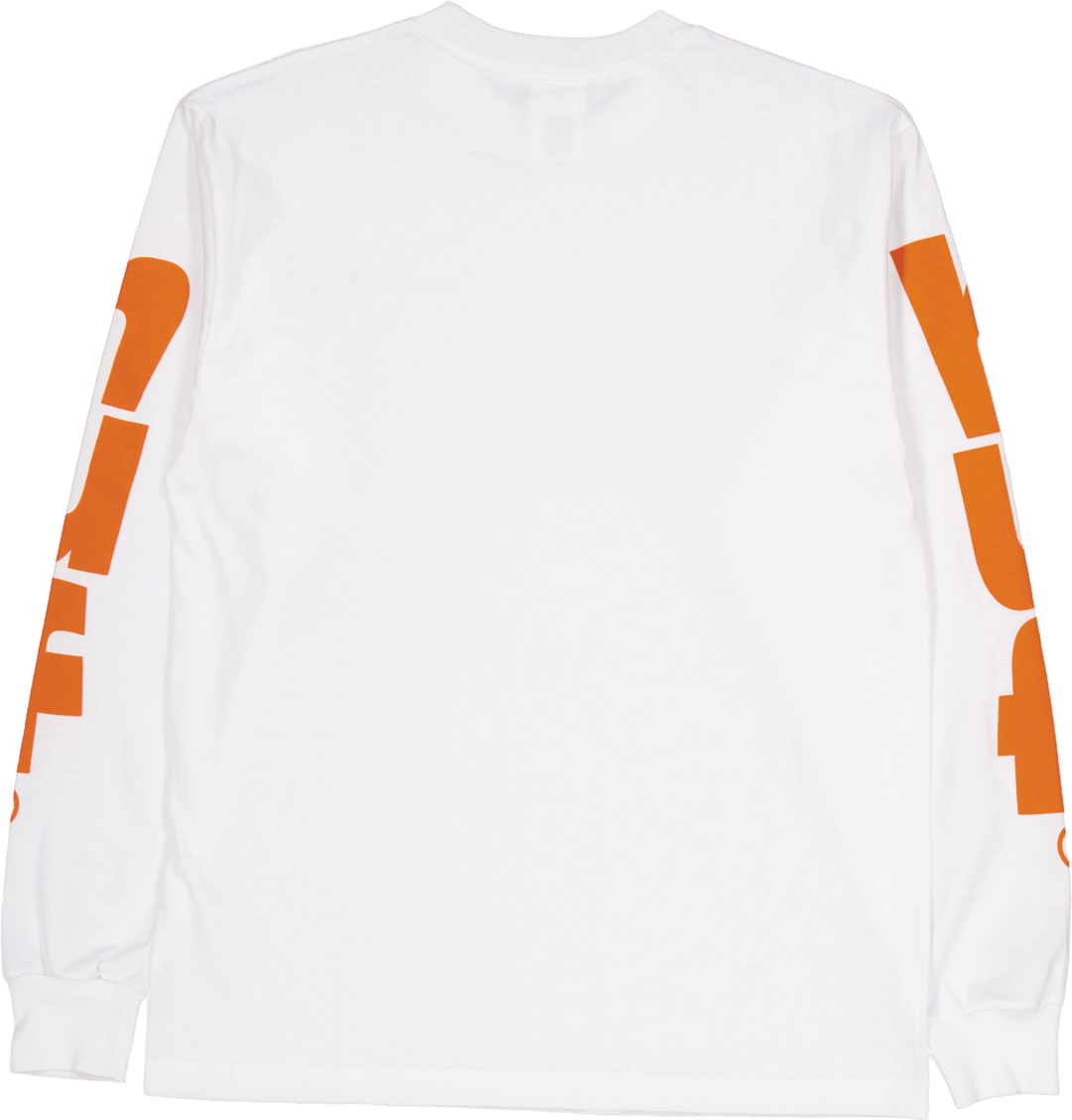 Megablast Stretch L/s Tee Hvid