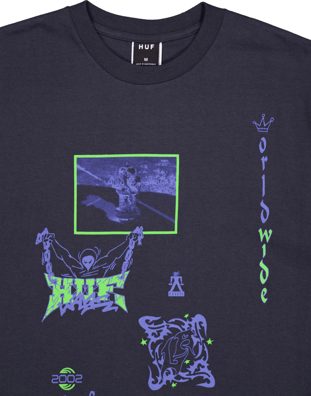 "Zine S/s Washed Tee" marškinėliai Washed Black