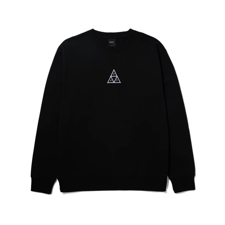 Huf Set Trippel Triangle Crewne Svart