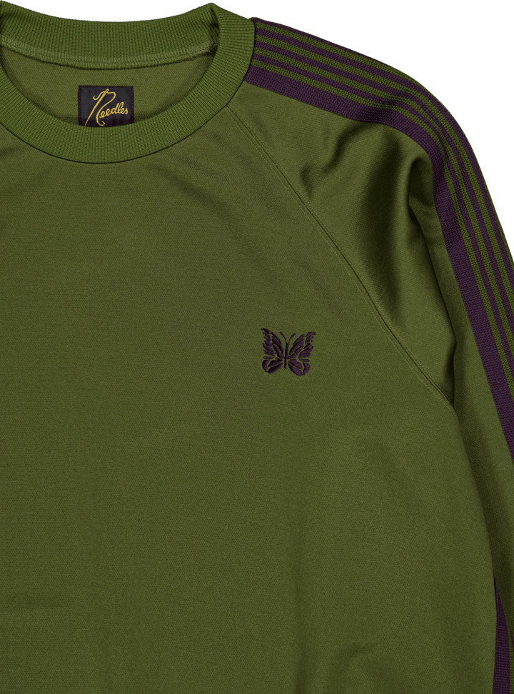 Needles Track Crew Neck särk B-olive