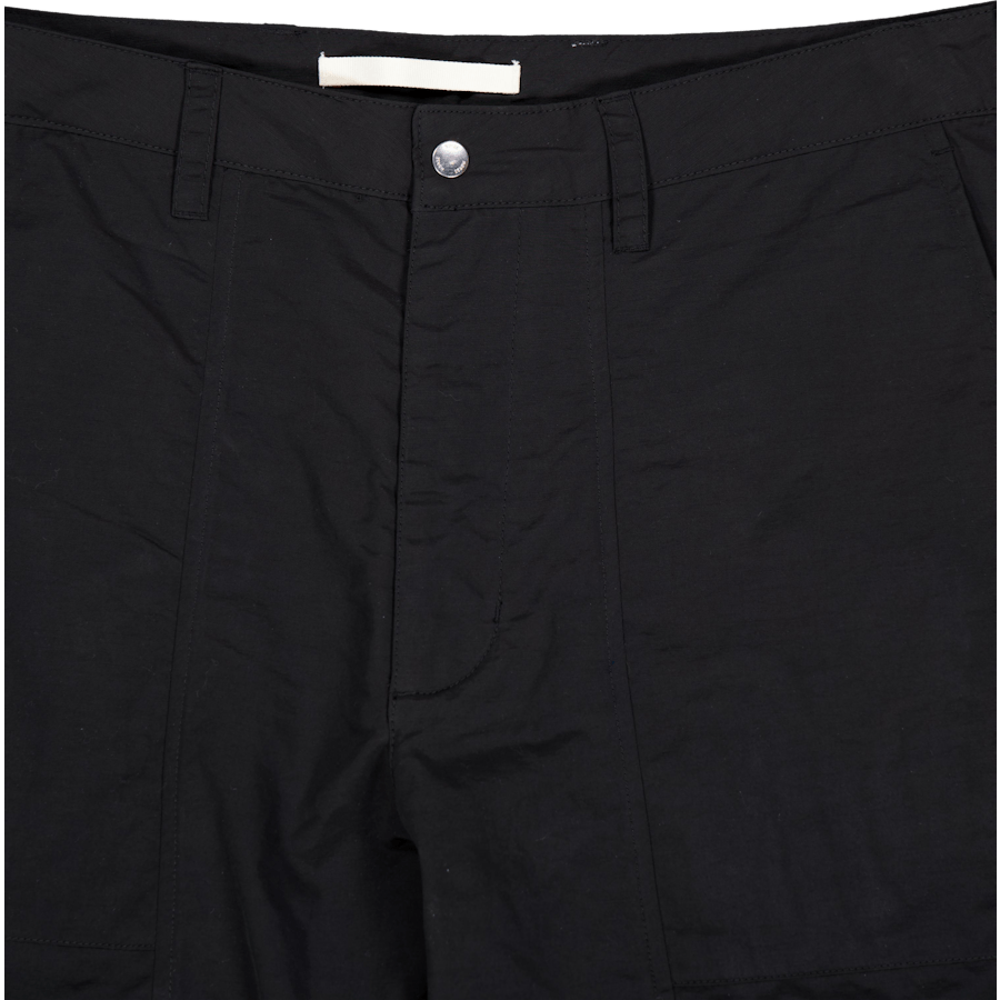 Sigur Relaxed Waxed Nylon Fati Noir
