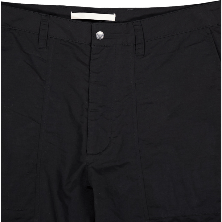 Sigur Relaxed Waxed Nylon Fati Noir
