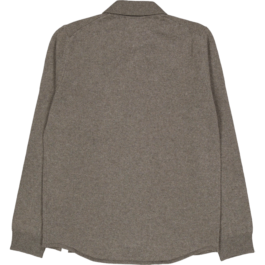Martin Merino Lambswool Shirt Ivy Green