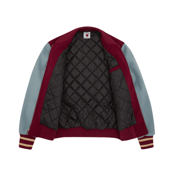 Diner Team Varsity Jacket Burgundy