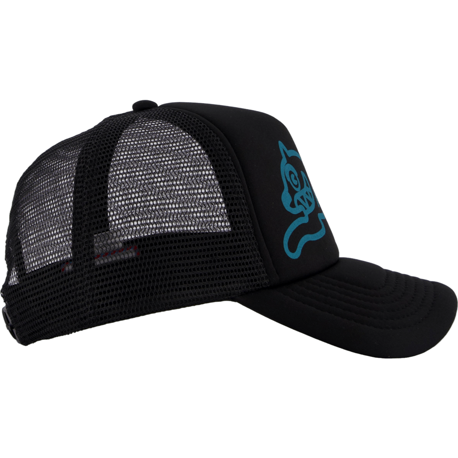 Running Dog Trucker Cap Black