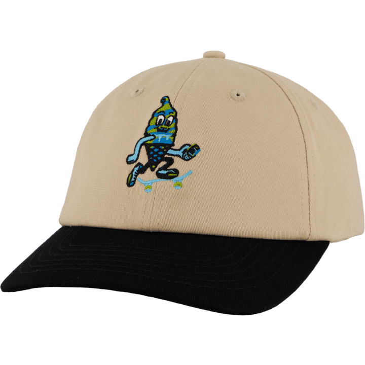 Team Eu Skate Cone Dad Cap Beige