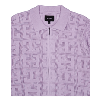 Monogram Jacquard Zip Sweater Lavendel