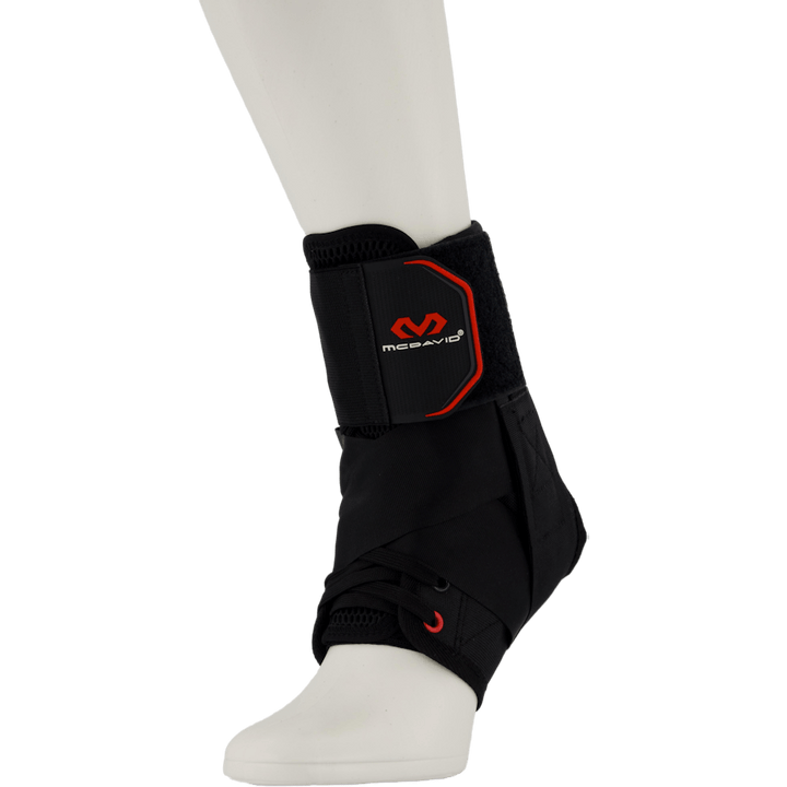 Ankle Brace W/ Straps Black