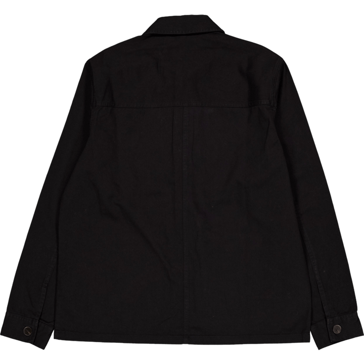 Twill Overshirt 09 Black