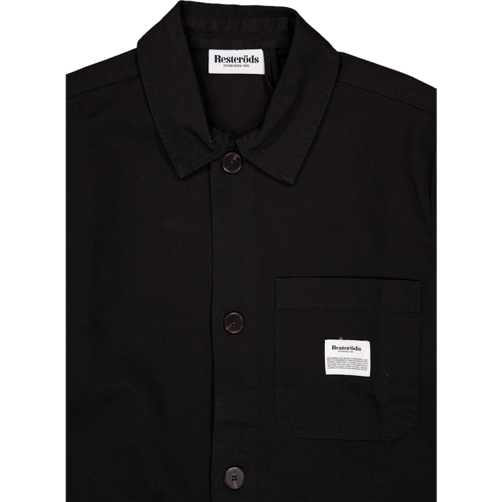 Twill Overshirt 09 Black