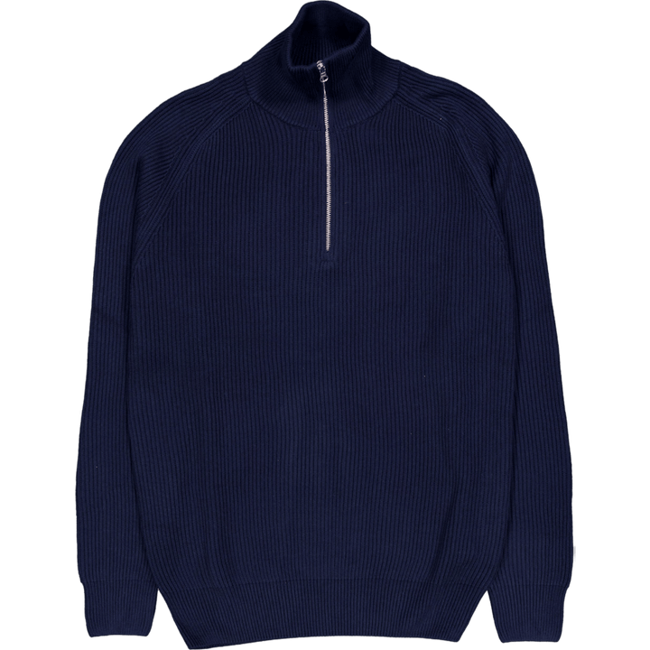 Knit Half Zip 49 Navy