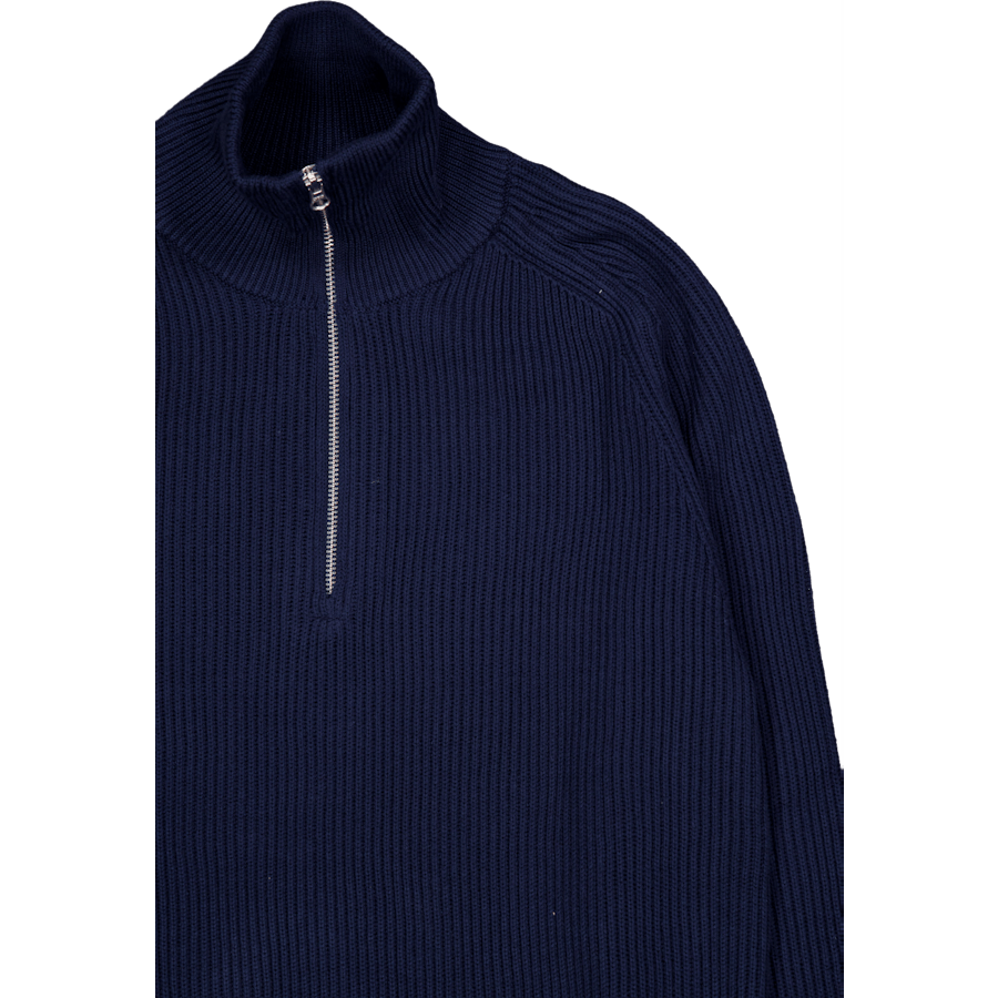 Knit Half Zip 49 Navy
