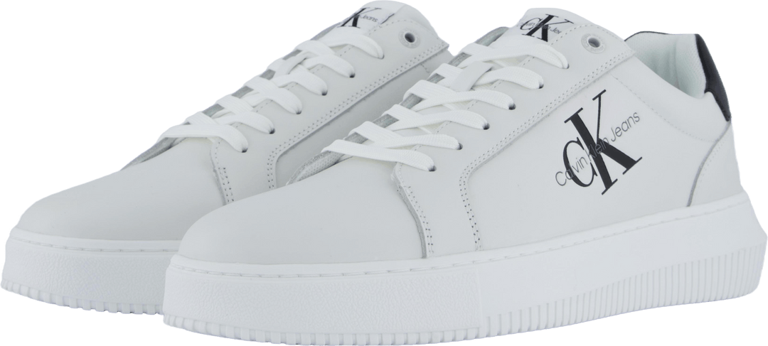 Chunky Cupsole Mono Lth Bright White/black