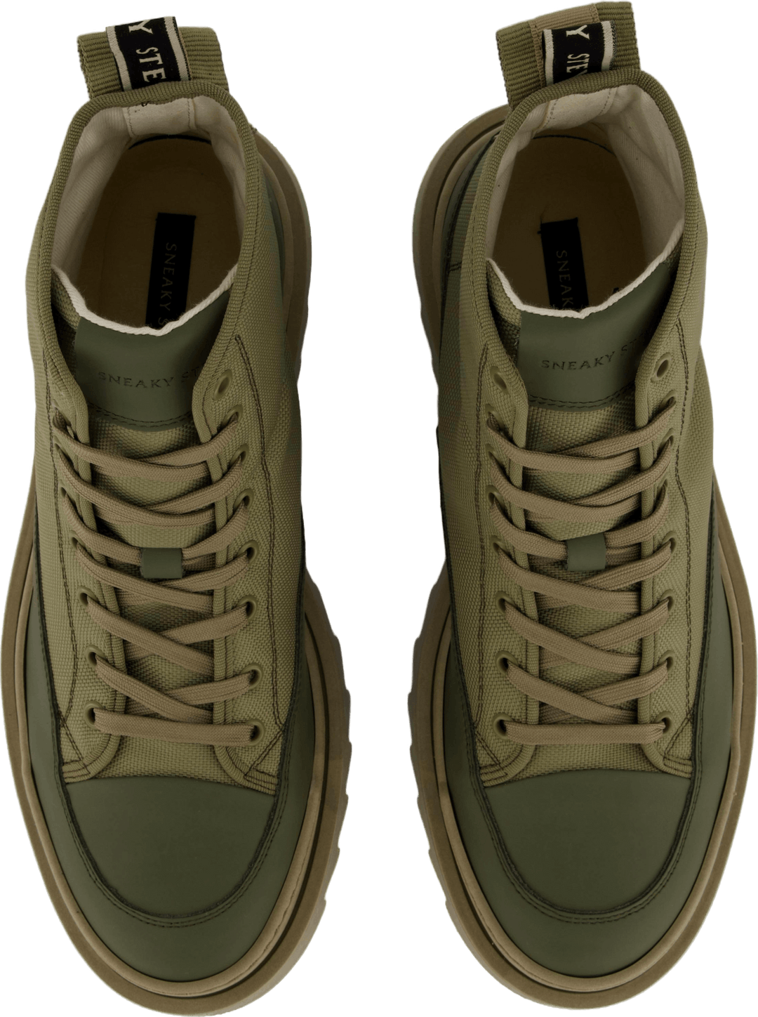 Kamiki High U Textile Kaki Green
