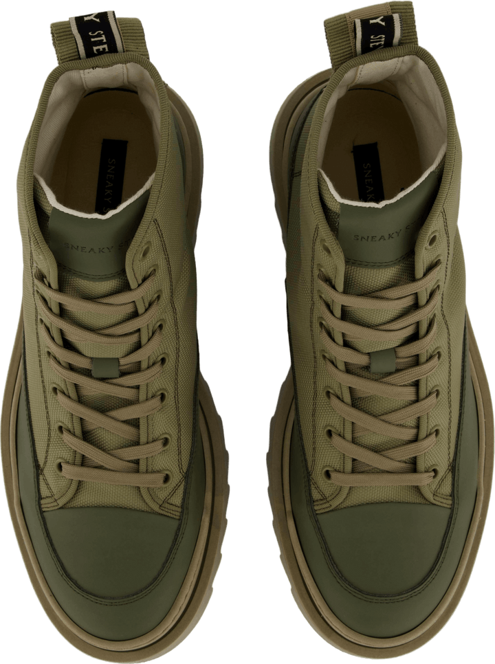 Kamiki High U Textile Kaki Green