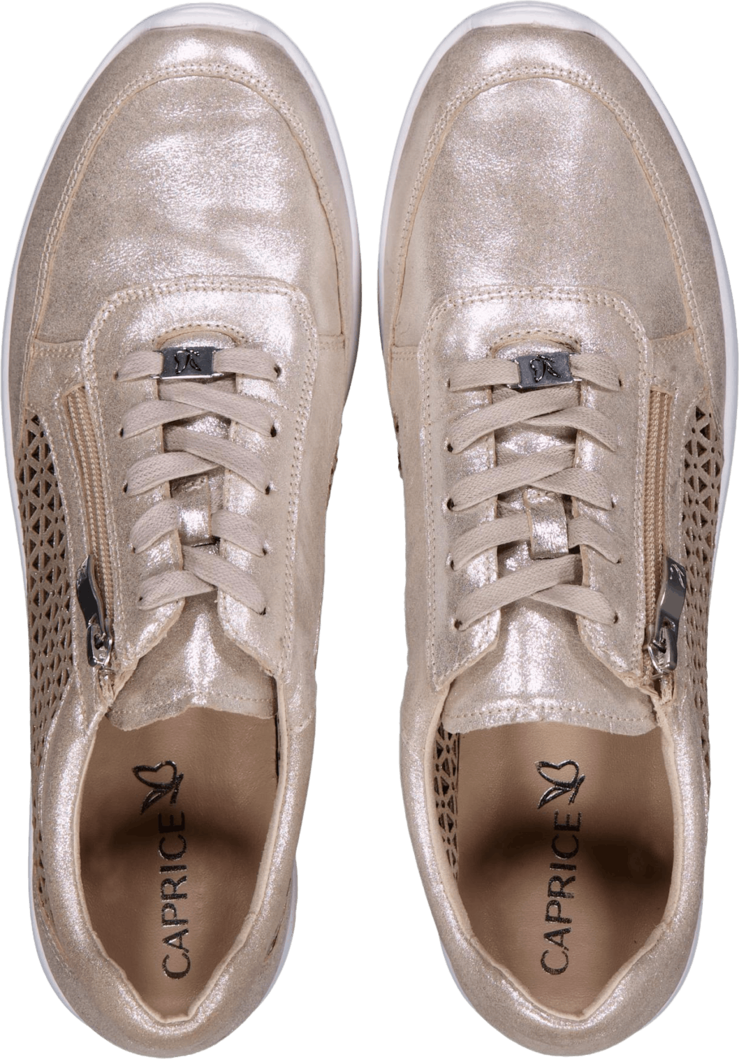 Peggy Taupe Metallic