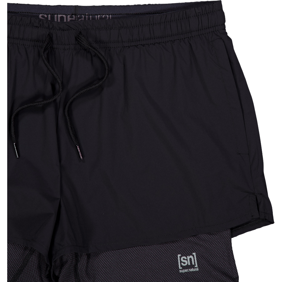 W Double Layer Shorts Black